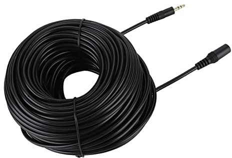 Cavo di Prolunga Audio da 3,5 Mm Cavo di Prolunga Audio da Maschio a Femmina Cavo di Prolunga per Altoparlante per Cuffie(30 metri)