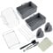 Kitchen Web Air Fryer 13PCS Accessories Set - Durable 180g Silicone Liners, Grill Rack, Skewers, Gloves, Tongs, Brush, with 100 Paper Baking Sheets - Fits 4.5-9L, AF400UK, AF300UK & Similar Models