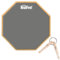 Evans RF-12G Practice-Pad Übungspad 12 + keepdrum Schlüsselanhänger Mini-Drumsticks