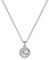 Ted Baker Soltell Solitaire Sparkle Crystal Necklace For Women (Silver Tone/Crystal)