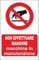 M-ITALY CARTELLO SEGNALETICO - non affettuare manovre macchina in manutenzione - Adesivo Extra Resistente, Pannello in Forex, Pannello In Alluminio (20x31, Alluminio)