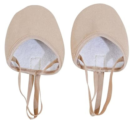 flexdans Halbsohlen Ballettschuhe,Rhythmische Sportgymnastik Schuhe,Tanz Lyrical Turning Halbsohle Pirouette Schuhe für Mädchen/Frauen Gymnastics Shoes 32