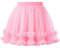 GroYolan Gonna Tulle Bambina Gonna Tutu 2 Strati Tulle Principessa Danza Balletto Festa Costume Carnevale Gonna tutù 1-10 Anni