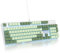 Shocker V200 Clavier Gamer Mécanique Full Size 104 Touches avec Pavé Numérique,Clavier De Jeu Filaire LED RVB avec Commutateurs Rouges, QWERTY Américaine Disposition Anti-ghosting