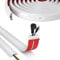Cable Trunking Cover Wire Trunking 2M Length Cable Conduit Trunking for Wires Self Adhesive Cable Tidy Animal Proof Outdoor Home Factories Garage Wires Hider for Floor Wall (White-2M) (White-2M)