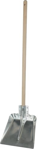 Kerbl Aluschaufel Mini, Aluminium mit Buchenstiel 90 cm, Länge 107 cm - 29714