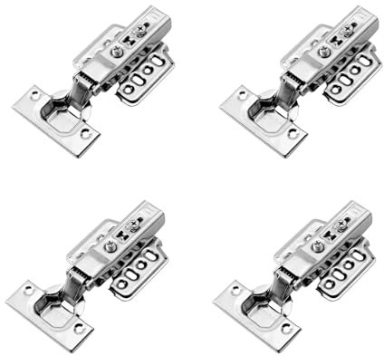BOKIOESDE 4 paket/los Schließen Von 4 Scharniere Für Einfach 4 paket/los Besta Für Tür 4 stück Mit Quick Release Für Einfach Scharniere Schrank, B