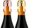 2PCS Sektverschluss Flaschenverschluss Champagner Verschluss,Edelstahl Flaschenverschlüsse Mit Silikondichtung,Hält Sekt Und Schaumwein Bis Zu Tage Frisch,Ideal Für Partys Und Feiern (Gold & Roségold)
