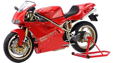 Tamiya 14068 1:12 Ducati 916 Desmo. 1993, Modellbausatz,Plastikbausatz, Bausatz zum Zusammenbauen, detaillierte Nachbildung