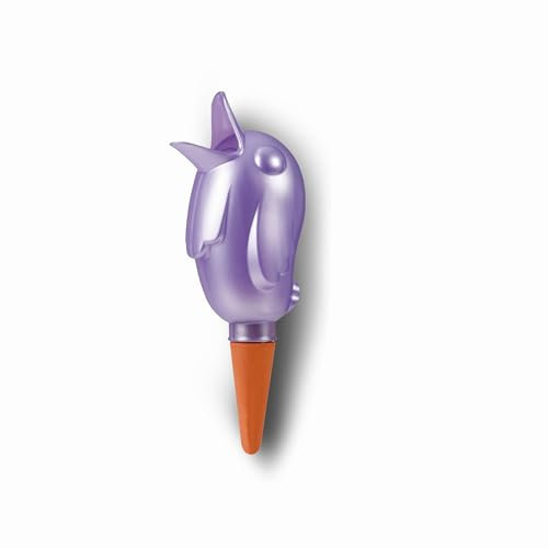 Scheurich Bördy M, Waterreserve Wasserspender aus Kunststoff und Tonkegel, Purple Pearl, 20 cm hoch, 0,22 l Vol.