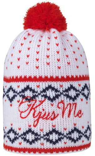 KJUS Unisex ME BEANIE US65-508 white-fiery red