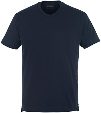 Mascot 50415-250-01 Algoso Crossover V-Neck Modern Fit T-Shirt, Size M, Navy