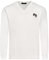 Guvnors Men Bowling Jumper Knitted V Neck Top White Jumper Sweater Top Bowls Logo On The Front, XX-Large, White
