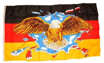Fahne Flagge Deutschland breiter Adler NEU 90 x 150 cm