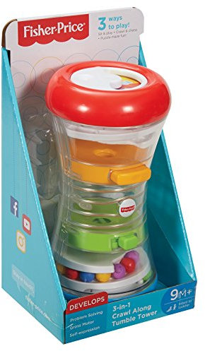 Mattel Fisher-Price DRG12 - 3-in-1 Krabbelspaß-Spielturm, Sonstiges Kleinkindspielzeug