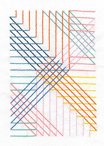 DMC Parallel Lines Embroidery Kit