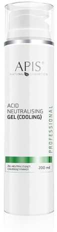 Apis EXFOLIATION Kylningsgel – 200 ml – Neutralisering av AHA-syror efter peeling lindrar rodnad och svullnad, kyler och lugnar huden, med mimos- och vattenlilja extrakt