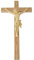 Holz-Kreuz Esche mit Kunstharz-Korpus (Korpus ca.15cm)
