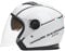 LIONCIANO Motorradhelm mit Doppelvisier, Jethelm Jet-Helm Roller-Helm Scooter-Helm Moped Mofa-Helm Chopper Retro Vespa Vintage Jethelme(Weiß