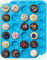 LIDOU Lot de 24 moules en silicone antiadhésifs pour mini muffins et cupcakes