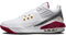 Nike Herren Jordan Max Aura 5 Basketballschuh, White/Vivid Orange-Cardinal Re, 47 EU