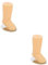 Toyvian 2 Stk Fußform Aus Kunststoff Magnetständer Transparenter Babyschuhhalter Halter Für Sockenständer -säuglingsschuhe Sockenhalter Schuhständer Gepolsterte Socken Babysocken Beige