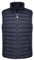 VEQUÈ Smanicato Uomo Leggero Giubbotto Casual Giacca Giubbino Gilet Slim Fit Piumino Imbottito Senza Maniche Cerniera Intera (IT, Testo, M, Regular, Regular, Blu)