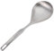 KICHOUSE Cucharón Colador Inoxidable con Mango Ergonómico para Drenar Pastas y Verduras Espumadera Ranurada Multifuncional para Cocina y Freír