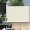 HOMTAKIE Auvent latéral rétractable de Patio 100x500 cm Crème