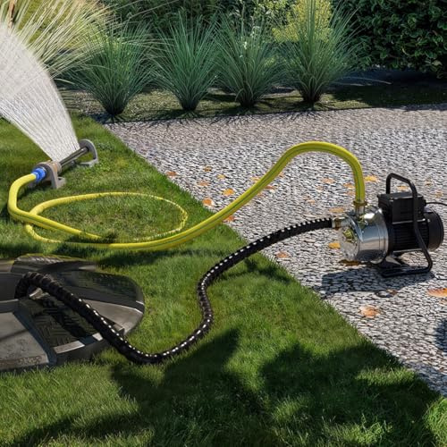 SFA - Sanijet 4-50 - Pompe à Eau de Jardin Centrifuge - Pour Arrosage depuis Une Cuve - Pompe Auto-Amorçante Jusqu'à 8 m - Débit Max 3,6 m3/h - HMT Max 50 m - Pression Max 8 Bars