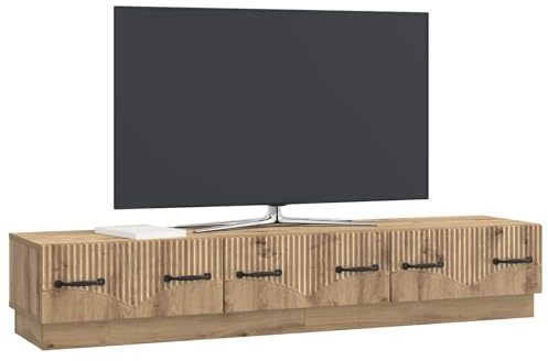 vidaXL TV-Schränk 147 x 34,5 x 27 cm Artisan-Eiche Holzwerkstoff