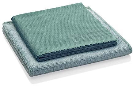 E-Cloth Kitchen Cleaning Kit, 1 Kitchen Microfibre Cleaning Cloth & 1 Polishing Cloth, 100 Wash Promise, 2 Cloth Set