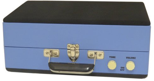Steepletone SRP025 2 Speed Record Player with Detachable Speaker - Blue