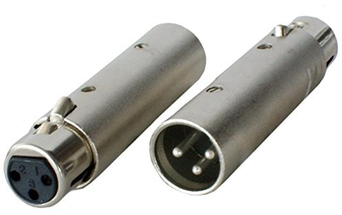 voltech 3 Pin XLR Male to Female MIC Snake Plug Audio Microphone Cable Connector