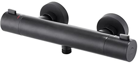 Primaster Brausethermostat Prag schwarz matt Cool Touch Verbrühschutz