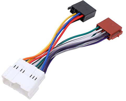 Cable de Enchufe de Radio ISO, Arnés de Cableado de Radio ABS + Metal sin Reemplazo de Corte para Qashqai 2007-2013 para Auto