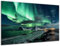 DARO Design - Wand-Bild auf 6mm HDF 70x50 cm Aurora Borealis Polarlicht - Wand-Deko Bilder Geschenk
