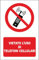 M-ITALY CARTELLO SEGNALETICO - vietato l'uso di telefoni cellulari mod 2 - Adesivo Extra Resistente, Pannello in Forex, Pannello In Alluminio (15x10, Plastica)
