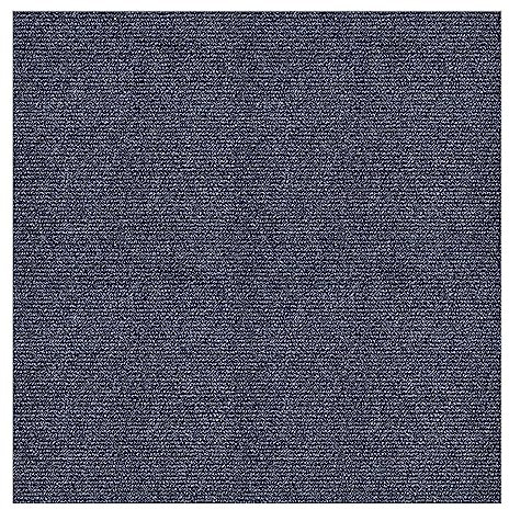 11pcs Self Adhesive Carpet Tiles, 30x30cm Carpet Tile, Non-Slip Interior Floor Tiles, Peel and Stick Carpet Tiles Self-Adhesive Patchwork Carpet for Office Living Room (Dark Gray -11pc - 30 * 30cm)