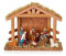 Premier Decorations Presepe con casetta in legno, 20 cm, 8 pezzi