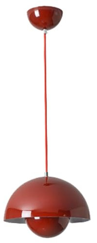 TOKTOP Suspension Luminaire Intérieur, Lustre Salon Moderne Créativité, Lampe Suspendue E27 Rouge Plafonnier pour Chambre Cuisine Salle à Manger