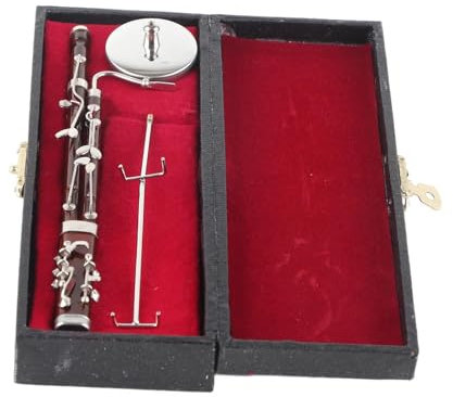 Ornamente Für Musikinstrumente Miniatur-Fagott-Dekoration Musikinstrument-Modell Basteln 17 Cm Miniatur-Fagott-Ornamente
