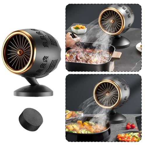 Smoke Fan for Smoking Indoors, The Highfan for Smokers Portable Kitchen, Desktop Range Hood, The High Fan for Smoking Weed Indoors, Smoke Purifier Fan, Puff Chill Fan for Smoking
