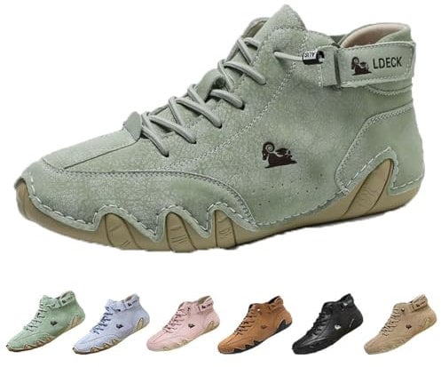 Pnedeodm 2025 New Alpaca Barfuss Schuhe Damen, Alpaca Hallux – Ergonomische & Schmerzlindernde Hallux Valgus Leder-Barfußschuhe (I, Erwachsene, 42, Numerisch, EU Schuhgrößensystem, M)