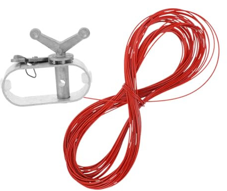 MOBUTOFU 1ensemble Treuil à Câble Robuste pour Couverture De Piscine Kit Enrouleur Et Câble pour Accessoires De Piscine