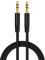 3.5mm Aux Cable – 4.9ft/1.5M-3.5mm Male Stereo Jack To Jack Audio Cable - Auxiliary for Car, Headphone, iPhone, iPad, Samsung, MP3 Player, Smartphone, Tablet, Home Stereos, Laptop and More – Black