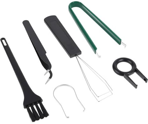 Aphumedc 8-Piece Keyboard Remover Tool Kit, Keycap Removal Tool Key Switch Puller Keycap Tweezers Keyboard Cleaning Brush for Mechanical Keyboards
