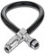 Bewudy 14'' Tire Inflator Extension Hose, Tyre Pump Clip-On Air Chuck Adapter for Quick-Inflation Lock, High-Pressure Tube Quick Connect for Car, Motorcycle, Bicycle Maintenance Accessories