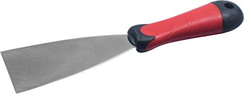 Connex Malerspachtel 60 mm - Ergonomischer 2K-Griff & Klinge aus rostfreiem Stahl - Zum Verspachteln & Abkratzen von Farbe oder Tapete / Universalspachtel / Griffspachtel / COX880260