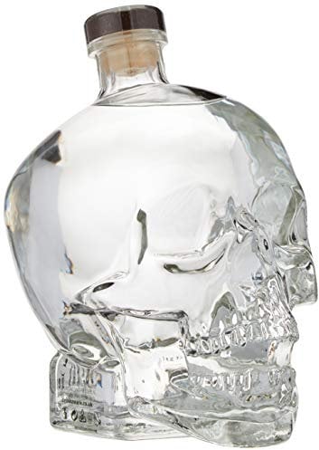 Crystal Head Vodka 175cl, 40% ABV - Award-Winning Premium Distilled Vodka, Filtered through Crystal - Includes Crystal Glass Skull Bottle